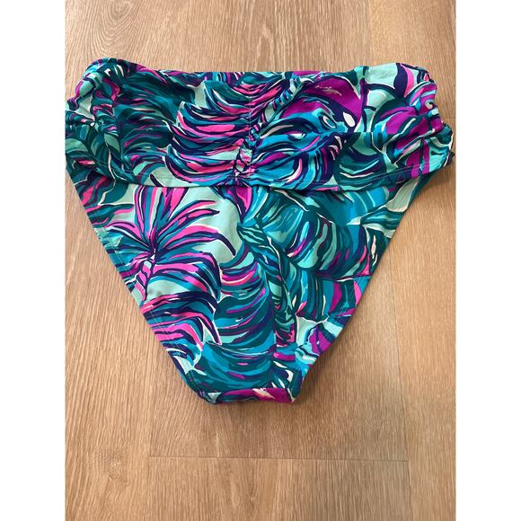 Lilly Pulitzer Swimsuit Bottom Size 12- High Waisted Lagoon Sarong - Picture 5 of 5